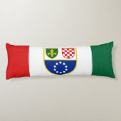 Vlag van de Federatie Bosnië-Herzegovina Lichaamskussen (Achterkant)