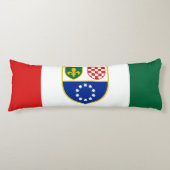 Vlag van de Federatie Bosnië-Herzegovina Lichaamskussen (Voorkant)