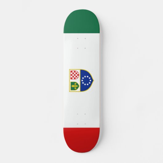 Vlag van de Federatie Bosnië-Herzegovina Persoonlijk Skateboard (Voorkant)