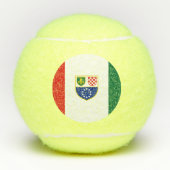 Vlag van de Federatie Bosnië-Herzegovina Tennisballen (Voorkant)