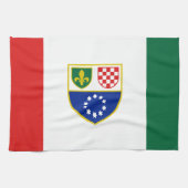 Vlag van de Federatie Bosnië-Herzegovina Theedoek (Horizontaal)
