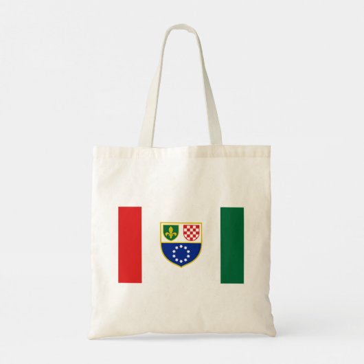 Vlag van de Federatie Bosnië-Herzegovina Tote Bag (Achterkant)