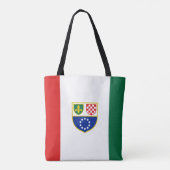 Vlag van de Federatie Bosnië-Herzegovina Tote Bag (Achterkant)