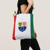 Vlag van de Federatie Bosnië-Herzegovina Tote Bag (Dichtbij)