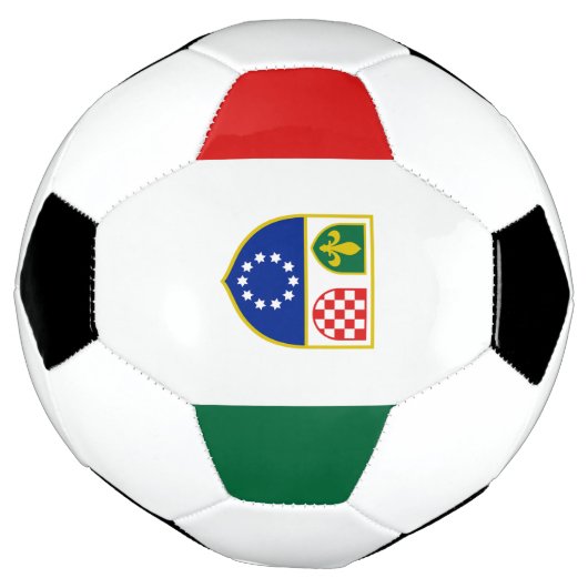 Vlag van de Federatie Bosnië-Herzegovina Voetbal (Gedraaid)
