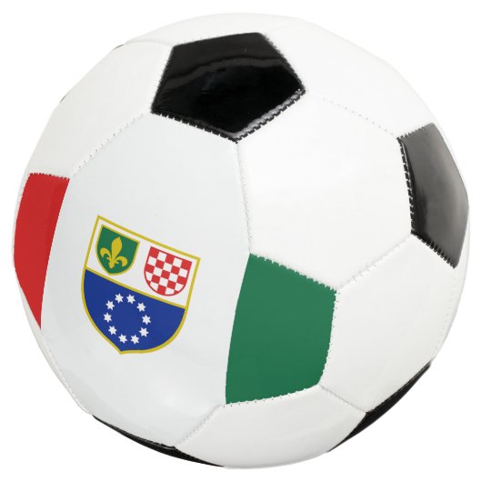 Vlag van de Federatie Bosnië-Herzegovina Voetbal (Drie kwart)