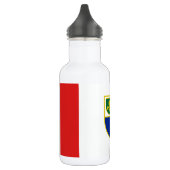 Vlag van de Federatie Bosnië-Herzegovina Waterfles (Links)