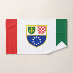Vlag van de Federatie van Bosnië en Herzegovina Bad Handdoek
