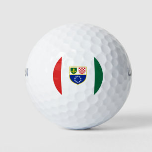 Vlag van de Federatie van Bosnië en Herzegovina Golfballen