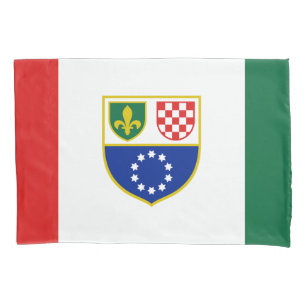 Vlag van de Federatie van Bosnië en Herzegovina Kussensloop