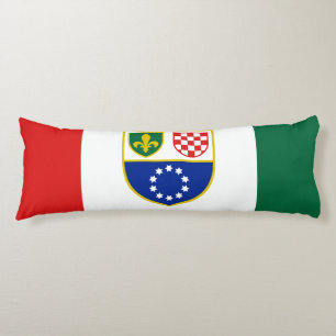 Vlag van de Federatie van Bosnië en Herzegovina Lichaamskussen