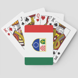Vlag van de Federatie van Bosnië en Herzegovina Pokerkaarten