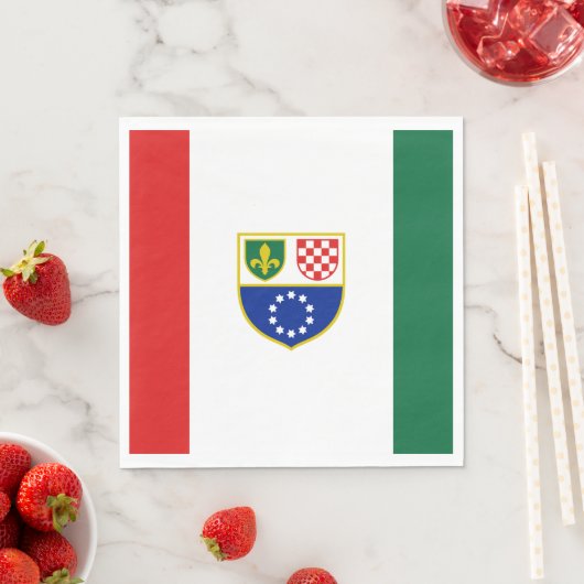 Vlag van de Federatie van Bosnië en Herzegovina Servet (Insitu)