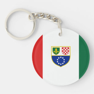 Vlag van de Federatie van Bosnië en Herzegovina Sleutelhanger