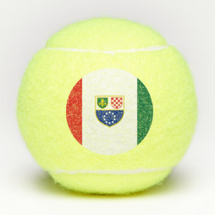 Vlag van de Federatie van Bosnië en Herzegovina Tennisballen