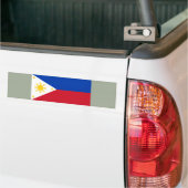 Vlag van de Filipijnen Bumpersticker (Op Truck)