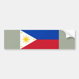Vlag van de Filipijnen Bumpersticker