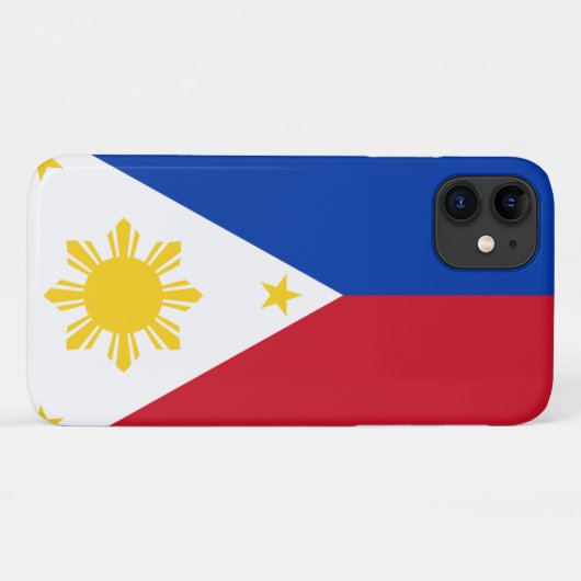 Vlag van de Filipijnen Case-Mate iPhone Case (Achterkant (horizontaal))