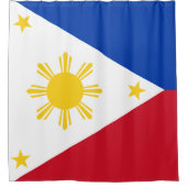 Vlag van de Filipijnen Douchegordijn (Voorkant)