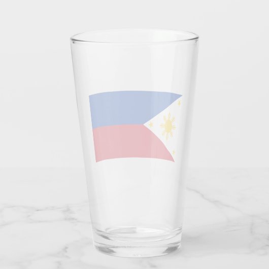 Vlag van de Filipijnen Glas (Achterkant)