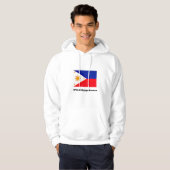 Vlag van de Filipijnen Hoodie (Voorkant volledig)