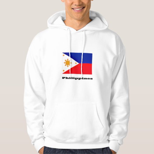 Vlag van de Filipijnen Hoodie (Voorkant)