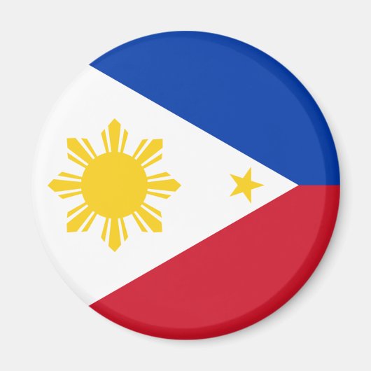 Vlag van de Filipijnen Magneet (Voorkant)