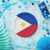 Vlag van de Filipijnen Papieren Bordje (Feest)