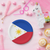 Vlag van de Filipijnen Papieren Bordje (Feest)