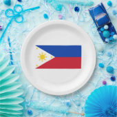 Vlag van de Filipijnen Papieren Bordje (Feest)