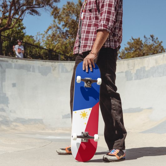 Vlag van de Filipijnen Persoonlijk Skateboard (Buiten 2)