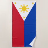Vlag van de Filipijnen Strandlaken (Voorkant)