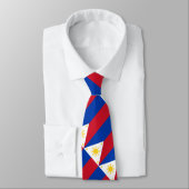 Vlag van de Filipijnen Stropdas (Gebonden)