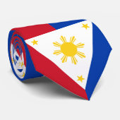 Vlag van de Filipijnen Stropdas (Opgerold)