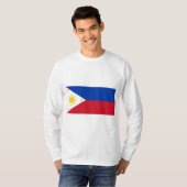Vlag van de Filipijnen T-shirt (Voorkant volledig)