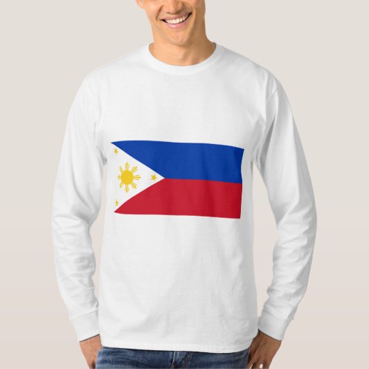 Vlag van de Filipijnen T-shirt (Voorkant)