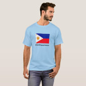 Vlag van de Filipijnen T-Shirt (Voorkant volledig)