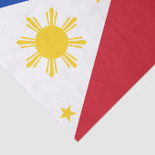Vlag van de Filipijnen Tissuepapier (Detail)