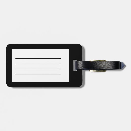 Vlag van de fillipinen bagagelabel (Achterkant horizontaal)