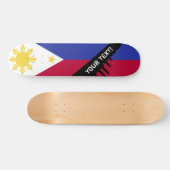 Vlag van de fillipinen skateboard (Horizontaal)