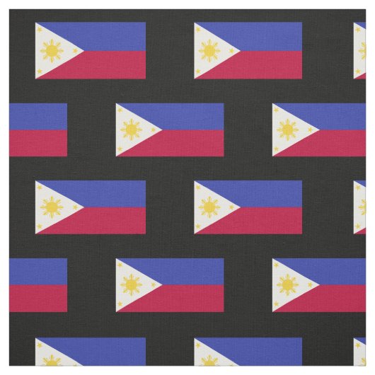 Vlag van de fillipinen stof (Swatch)