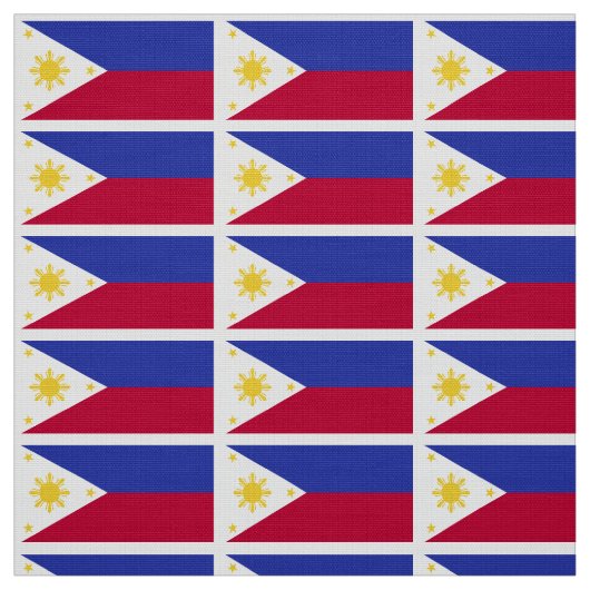 Vlag van de fillipinen stof (Swatch)