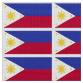 Vlag van de fillipinen stof (Close Up)