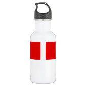 Vlag van de fles met heesse-water (Achterkant)
