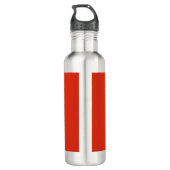 Vlag van de fles van drinkbaar staal uit Hongkong (Achterkant)