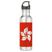 Vlag van de fles van drinkbaar staal uit Hongkong (Voorkant)