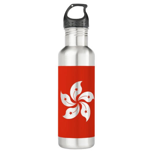 Vlag van de fles van drinkbaar staal uit Hongkong (Voorkant)