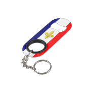 Vlag van de Franse flessenopener Beauful Mini Flessenopener (Achterkant Gekanteld)