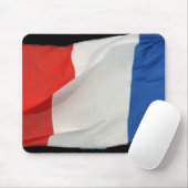 Vlag van de Franse patriottische wereldvlag Mousep Muismat (Met muis)