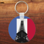 Vlag van de Franse Sleutelhanger Eiffeltoren (Voorkant)